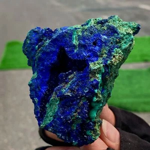 318G BEST NATURAL Azurite/Malachite crystal minerals specimens - Picture 1 of 22