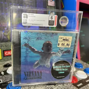 1991 Nirvana Nevermind CD Geffen Graded AMG 6 Sealed Very Good w/ Hype Sticker - Bild 1 von 15