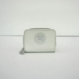 Kipling Tops Mini Wallet Zip Snap Card Case KI9095 Polyamide DynamicSilver NoTag - Picture 1 of 7