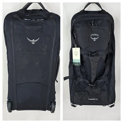 Osprey Farpoint 65L Men's Wheeled Travel Pack Black NEW - Image 1 of 4