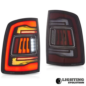 For 2009-2018 Dodge RAM 1500 2500 3500 LED Tail Lights RED LED Tube Sequential - Picture 1 of 11