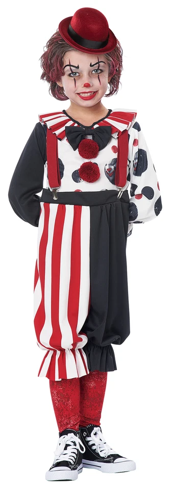 Kreepy Klown Kid Evil Clown Toddler Halloween Costume