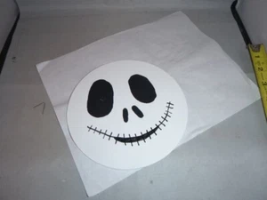 #4 Handmade Wooden Hanging Jack Skeleton Face - Picture 1 of 3