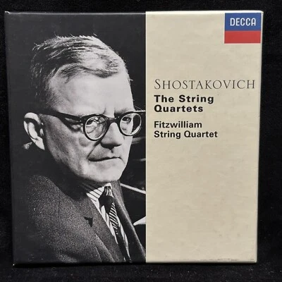 SHOSTAKOVICH Complete 15 String Quartets - FITZWILLIAM QUARTET - DECCA 6CD BOX - Image 1 of 4