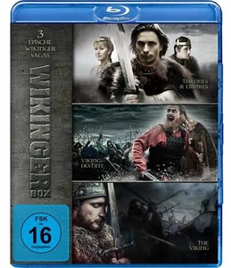 WIKINGER BOX - 3 EPISCHE SAGAS THRONES&EMPIRES,VIKING DESTINY 3 BLU-RAY NEW - Picture 1 of 1