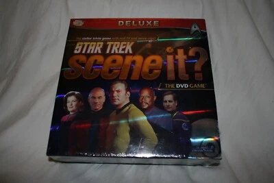 Star Trek Scene It ? Deluxe The DVD Trivia Board Game Deluxe NEW SEALED BOXED - Image 1 of 4