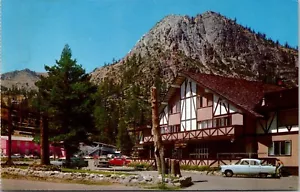 Squaw Valley California CA Squaw Valley Inn 1960s Sign Cars Mountain Postcard - Picture 1 of 2