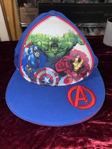 Marvel Avengers Kids Snapback Baseball Cap Hat Iron Man, Hulk, Captain America - Picture 1 of 12