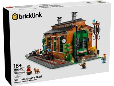 Lego 910033 Bricklink Designer Series 1 Old Train Engine Shed New BOX CREASES - Image 1 of 4