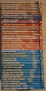 39 Ballantine’s Illustrated History WWII WEAPONS BATTLE CAMPAIGN LEADER Book Lot - Photo 1/16