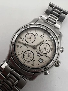 Reloj Tissot 1853 Hombre J178/278 Blanco PR50 Cronógrafo Manual + Enlace Batería Nueva - Imagen 1 de 9