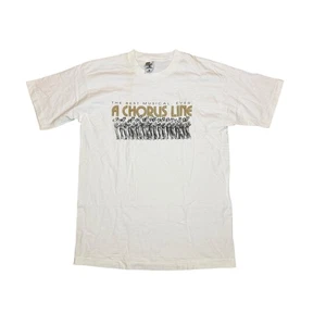 Vintage 80s A Chorus Line T-Shirt Broadway Musical Single Stitch Fruit Loom L - Bild 1 von 5