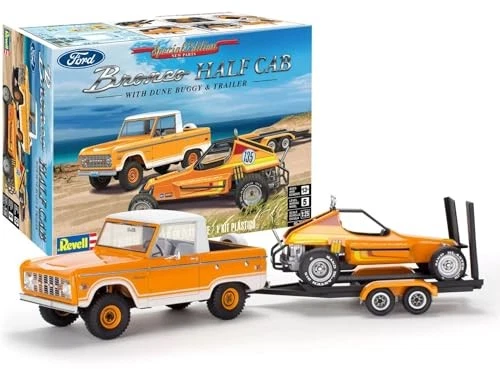 American Revell 1/25 Scale Ford Bronco Half Cab & Sandman II Plastic Model K - Image 1 of 4