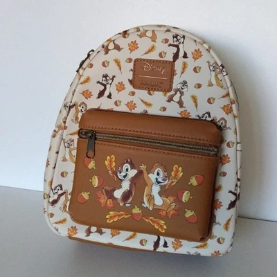 Mochila Lounge Fly Disney Niños con Chip y Dale - Marrón y Blanco Foto 1 de 4