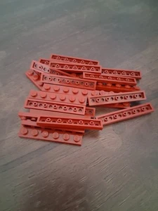 Lego 24 Dark Red  Plates 1 x 6 Stud Pieces - Picture 1 of 1
