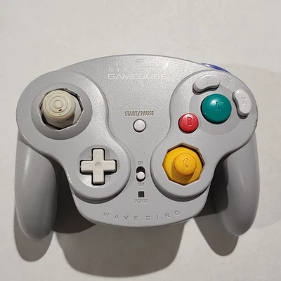Nintendo Gamecube OEM Wavebird Wireless Controller DOL-004 No Dongle *SEE PICS* - Image 1 of 4