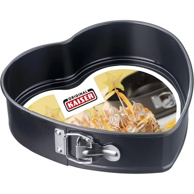 KAISER Springform Herz CLASSIC 26cm Antihaft Muttertag Valentinstag schwarz neu - Bild 1 von 4