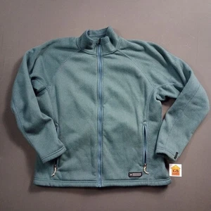 REI Suéter Chaqueta Mujer XL Verde Manga Larga Cremallera Completa Bolsillos Exterior - Imagen 1 de 10