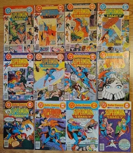 The Superman Family # 182 scattered thru 204 ....  set of 12 DC Comics - Picture 1 of 8