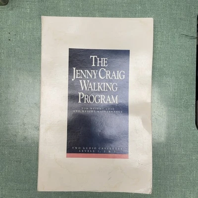 The Jenny Craig Walking Program Levels 1, 2, & 3 Weight Loss Cassette Tapes NEW Foto 1 de 4