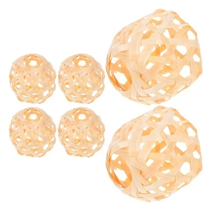 Juego decorativo de linternas antiguas de 6 piezas cubierta de lámpara de bambú para niños - Imagen 1 de 12