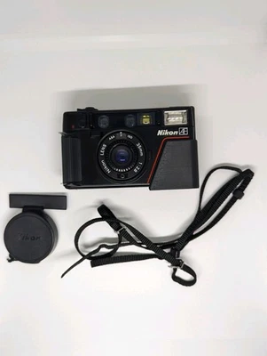 Nikon L35AF Pikaichi 35mm Point and Shoot 400 ISO INCL. batería soporte puerta Foto 1 de 4