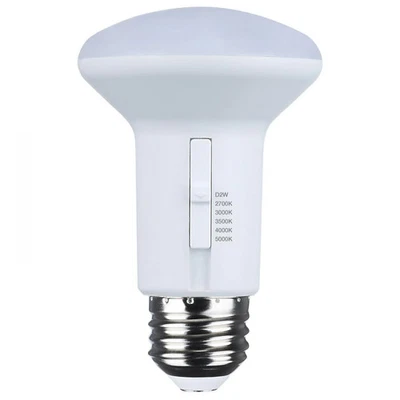 5.8 Watt R20 LED - 27K/30K/35K/40K/50K CCT Selectable - Dim to Warm - White Fini - Image 1 of 4