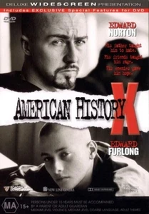 American History X (DVD, 1999) Edward Norton - Region 4 - FREE POST - SAME DAY - Picture 1 of 5