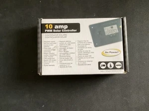 NEW Go Power! 12V 10A Flush-Mounted Solar Charge Controller GP-PWM-10-FM - Picture 1 of 3