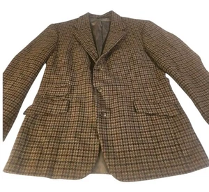 Vtg POLO Ralph Lauren Wool Tweed Jacket Blazer 42R Sport Coat Elbow Patch USA  - Picture 1 of 19