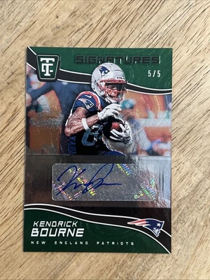 Kendrick Bourne 2021 Chronicles Totally Certified Autograph Patriots /5 - Image 1 of 2