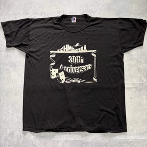 Vintage T Shirt Mens XL Black Single Stitch Graphic Print 90s Theatre (E) - Picture 1 of 4
