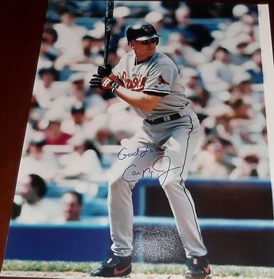 CAL RIPKEN JR Signed Auto Baltimore Orioles 16x20 Photo JSA COA  - Image 1 of 3