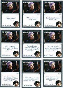 STAR TREK TOS ARCHIVES & INSCRIPTIONS 43 BASE SET EDITH KEELER ALL 24 VARIATIONS