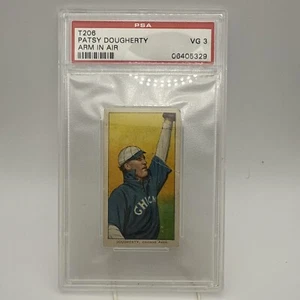 Patsy Dougherty 1910 Piemont Zigaretten T206 Arm In Air PSA 4 Chicago - Bild 1 von 2