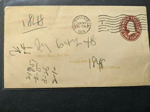 PACIFIC COAST BISCUIT Co 1909 Postal History Cover San Francisco, CALIF - Picture 1 of 4