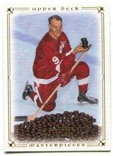 2008-09 UD Masterpieces Gordie Howe Mr. Hockey Card #80 Detroit Red Wings
