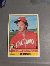1976 Topps Baseball Card NM # 211 Clay Carroll CINCINNATI REDS BIG RED MACHINE
