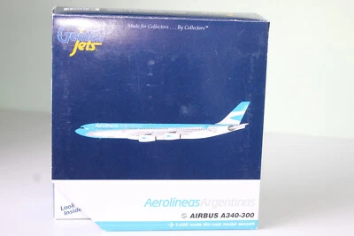 GEMINI JETS 1:400 AIRBUS A340-300 - AEROLINEAS ARGENTINAS GJARG1096 - Image 1 of 3