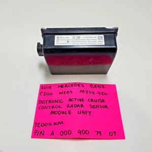 2015 -2021 Mercedes C300 Active Cruise Control Module A0009007907 OEM - Picture 1 of 10