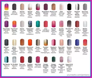 jamberry half sheets ๐ด solid sparkle tint ombre & glitter ๐ด buy 3 get 1 FREE - Picture 1 of 3