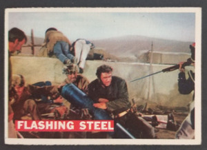 Davy Crockett 1956 Western Topps Card #74 (EX Minor Corner Wear)