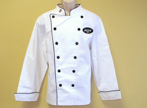 NFL NEW YORK JETS Premium Chef Coats 100% Cotton XL Size Football Chief Coat Cover