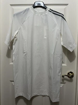 Adidas Y-3 Camisa Blanca Vestido Camiseta Mujer Talla 2XS Gran Tamaño Blanco Negro IA1428 Foto 1 de 4