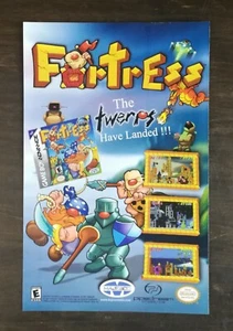 2001 Fortress Game Boy Advance Nintendo Video Game Full Page Original Ad - Picture 1 of 1