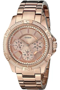 GUESS W0235L3 ,Ladies Multi-function,Rose Tone,BRAND NEW WITH TAG AND GUESS BOX - Picture 1 of 2
