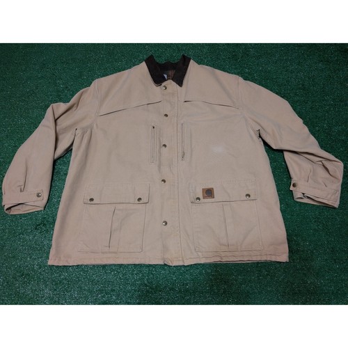 VETEMENTS Carhartt Barn Chore Cappotto Coperta Foderato Giacca da Lavoro Marrone Marrone Anatra Taglia 2XL?