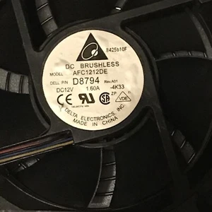 Dell Delta Electronics AFC1212DE Brushless Ball Bearing Fan PC 120x38mm 12V DC - Picture 1 of 2