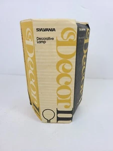 SYLVANIA DECORATIVE LAMP W-G40DEC 150W~ 120-130V~ LARGE GLOBE BULB *Vintage NOS* - Picture 1 of 7