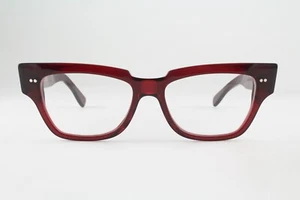 Gafas Raras Auténticas Cutler y Gruesas CGBB 1379 54mm Borgoña Monturas Italia - Imagen 1 de 5
